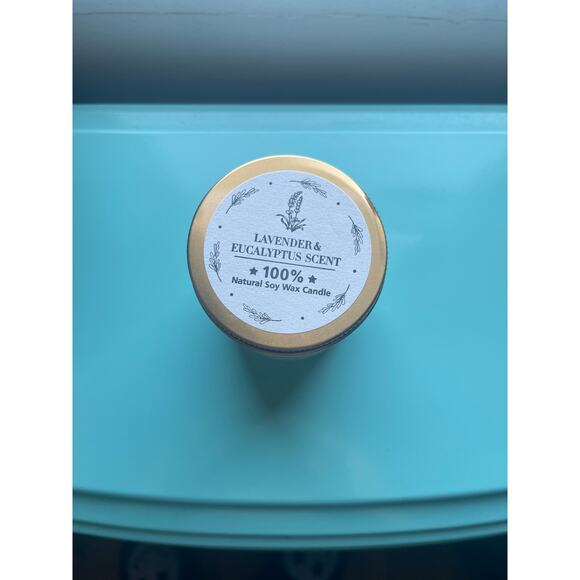 LAVENDER & EUCALYPTUS SCENTED CANDLE "LOOK AT YOU GETTING ENGAGED' 7OZ - Picture 3 of 3